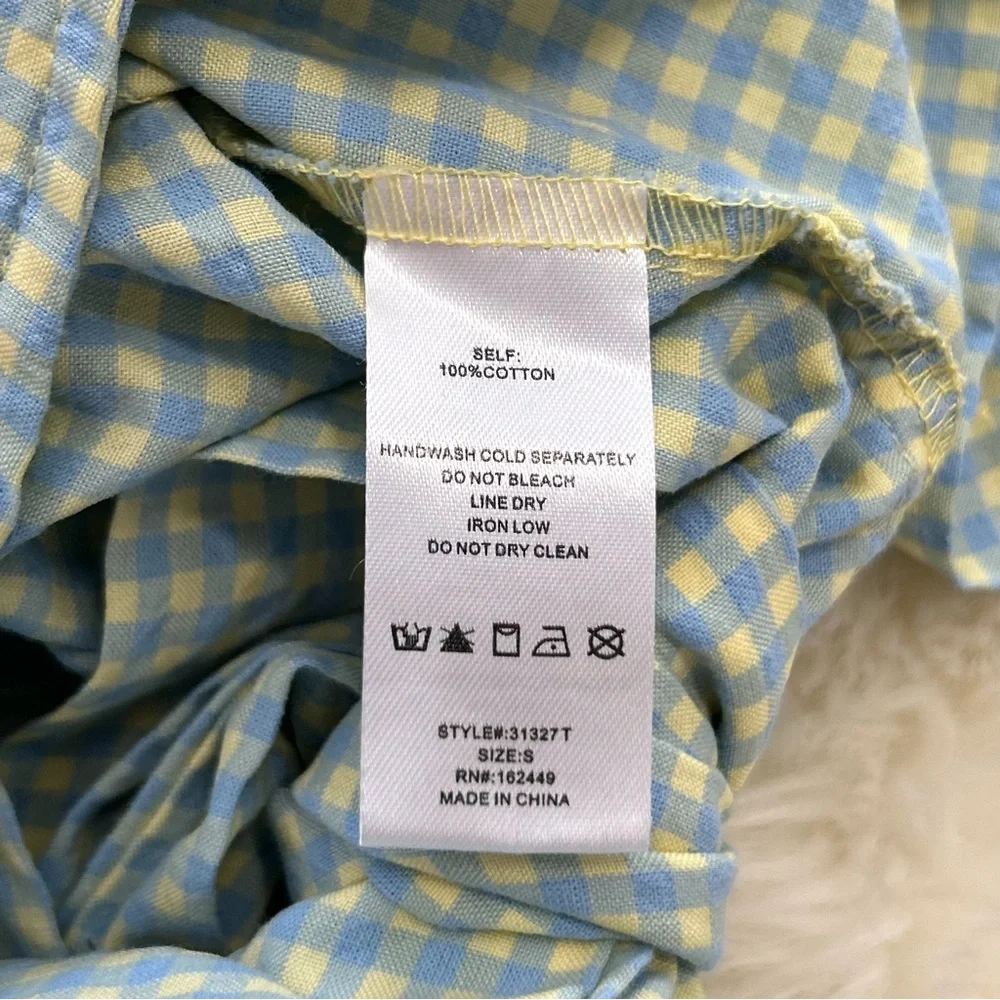 Milk and Honey Gingham Crop Top - Picture 12 of 12
